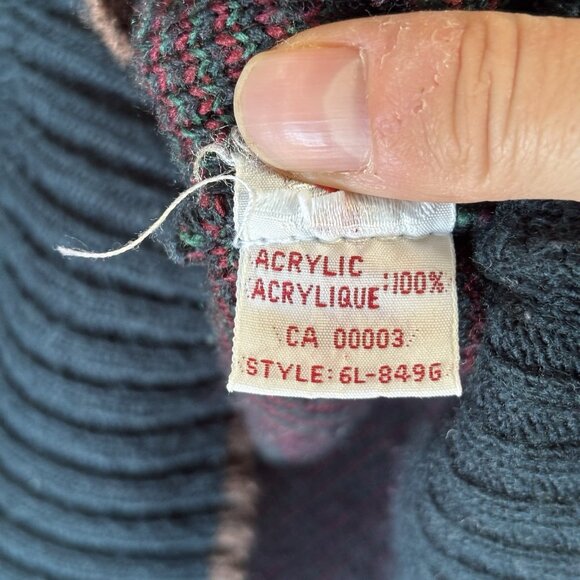 Vintage Paulo Conti Sweater Mens XL Wildlife Mallard Ducks Hunting Outdoor Cabin - Picture 15 of 16